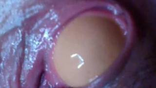 [한] 애기 찌찌 - 탁구공 자위.AVI