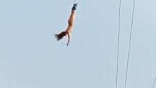 chiang mai nake bungee jump VIDEO Have you Guys ever seen anything like this?