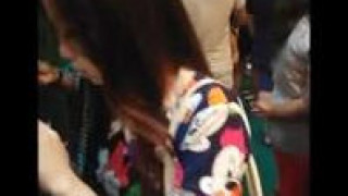 when i was seeing this girl playing her phone so concentrate, and the skirt she wearing was so short, somemore she is queue up. and nobody stay behind her. so i put my phone in plastic bag go behind her to spy on her. so far is not so clear, but can see i