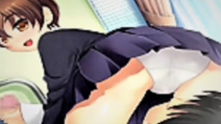 アニメエロゲ妹の那奈が朝勃ちのチンコをつかんでオナニーのお手伝い… アニメエロゲ妹の那奈が朝勃ちのチンコをつかんでオナニーのお手伝い…