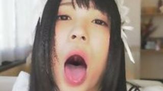 手使わず口だけフェラの口内射精。溜めに溜めた濃密ザーメンをゴックン!’南梨央奈’メイド 手使わず口だけフェラの口内射精。溜めに溜めた濃密ザーメンをゴックン!’南梨央奈’メイド