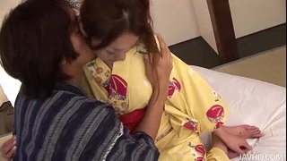 Sakura Hirota and her guy touching and fucking Sakura Hirota and her guy touching and fucking