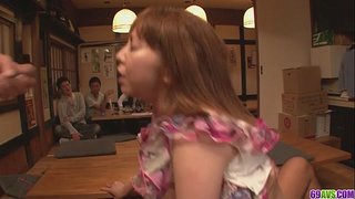 Minami Kitagawa foursome ends in an asian cum facial Minami Kitagawa foursome ends in an asian cum facial